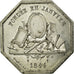 France, Token, Corporation des Miroitiers, ND (1844), Silver, AU(55-58)