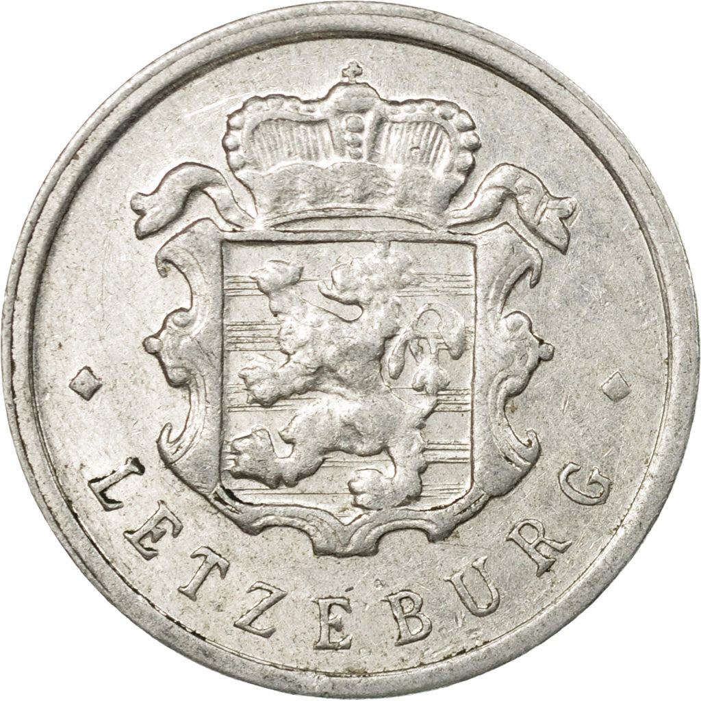 Moneda, Luxemburgo, Jean, 25 Centimes, 1965, MBC, Aluminio, KM:45a.1