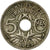 Moneta, Francja, Lindauer, 5 Centimes, 1923, VF(30-35), Miedź-Nikiel, KM:875