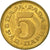 Moneta, Jugosławia, 5 Para, 1980, EF(40-45), Mosiądz, KM:43