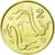 Coin, Cyprus, 2 Cents, 2003, MS(63), Nickel-brass, KM:54.3