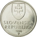 Coin, Slovakia, 5 Koruna, 1994, MS(63), Nickel plated steel, KM:14
