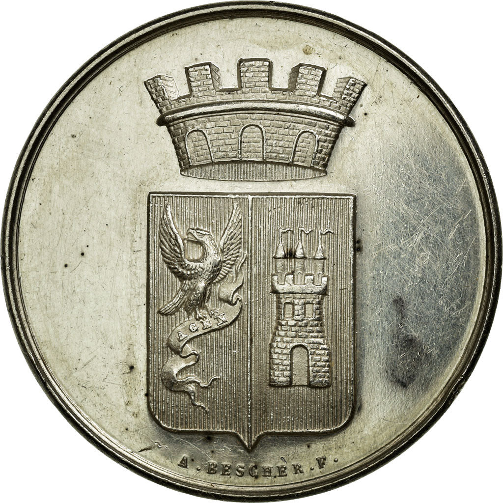 France, Token, Agriculture and Horticulture, AU(55-58), Silver