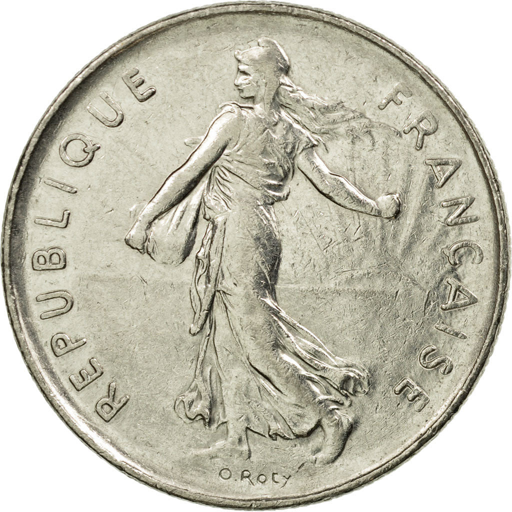 Coin, France, Semeuse, 5 Francs, 1990, Paris, AU(55-58), Nickel Clad