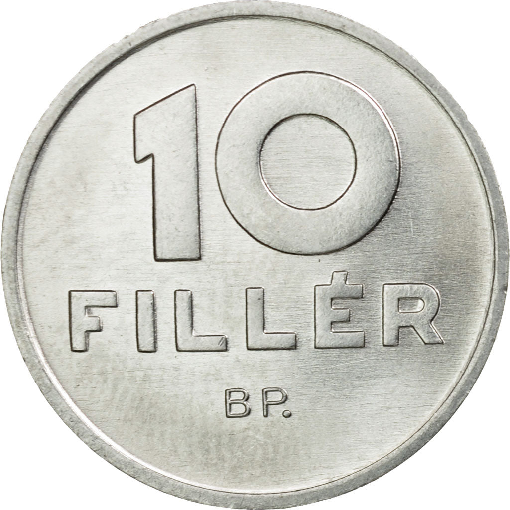 Münze, Ungarn, 10 Filler, 1992, Budapest, VZ, Aluminium, KM:675