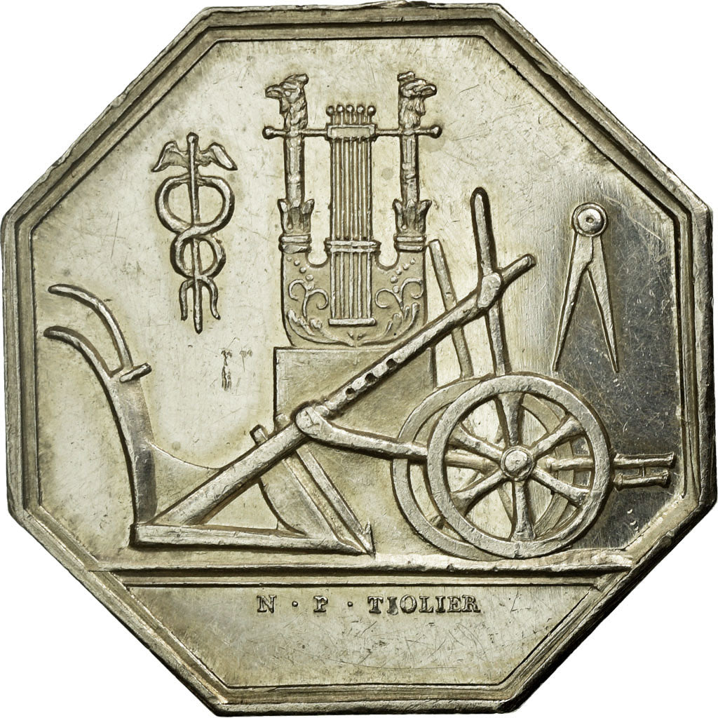 France, Token, Agriculture and Horticulture, AU(55-58), Silver