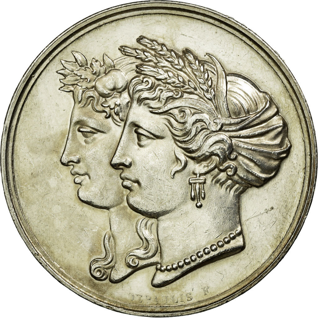France, Token, Agriculture and Horticulture, AU(55-58), Silver