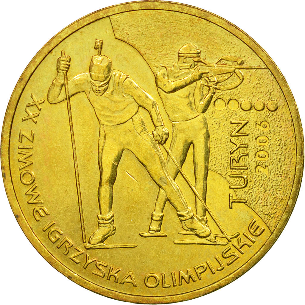 Coin, Poland, 2 Zlote, 2006, Warsaw, EF(40-45), Brass, KM:605