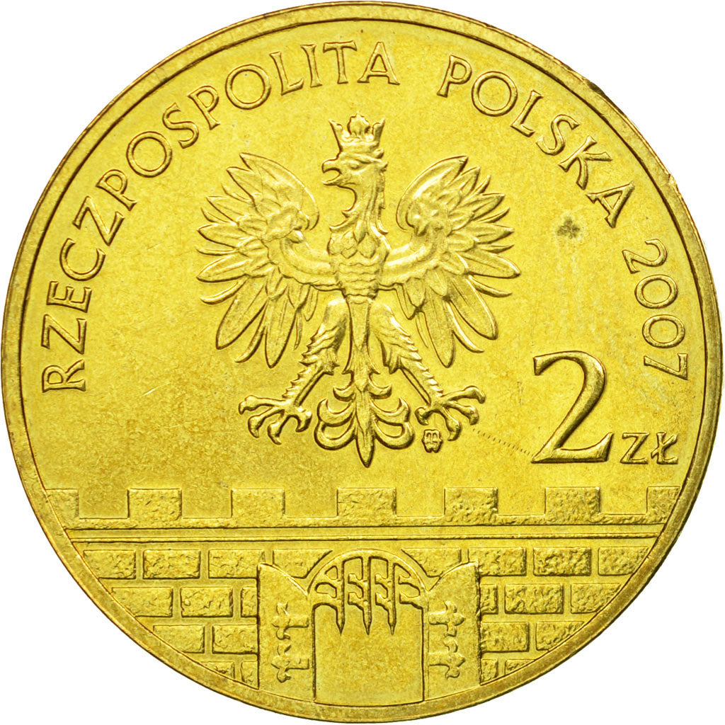 Munten, Polen, 2 Zlote, 2007, Warsaw, ZF, Tin, KM:618