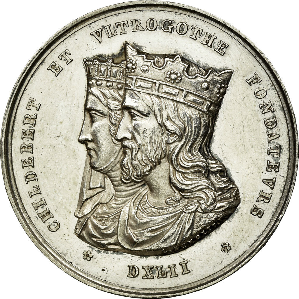 France, Token, Medicine, 1845, AU(55-58), Silver