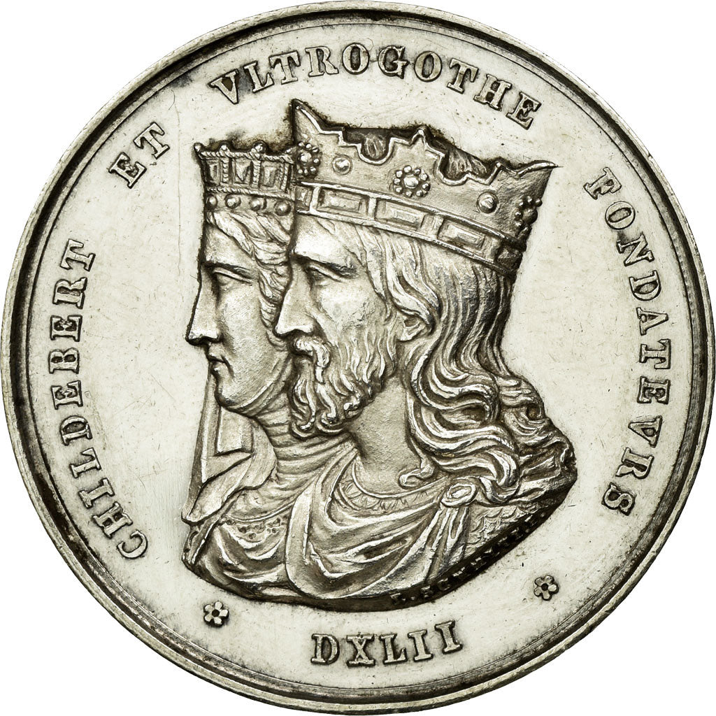 France, Token, Medicine, 1845, AU(55-58), Silver