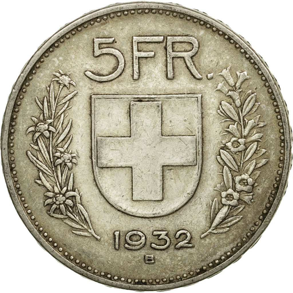 Monnaie, Suisse, 5 Francs, 1932, Bern, TTB, Argent, KM:40