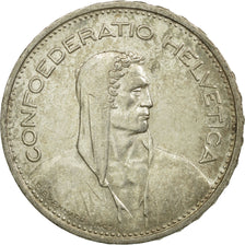Coin, Switzerland, 5 Francs, 1953, Bern, EF(40-45), Silver, KM:40