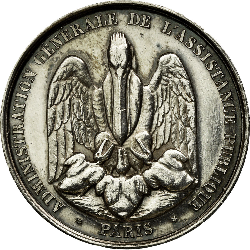 France, Token, Medicine, AU(55-58), Silver