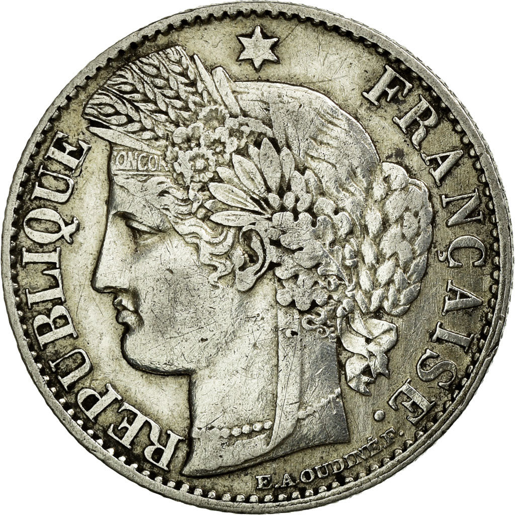 Monnaie, France, Cérès, 50 Centimes, 1871, Paris, TTB, Argent, KM:834.1