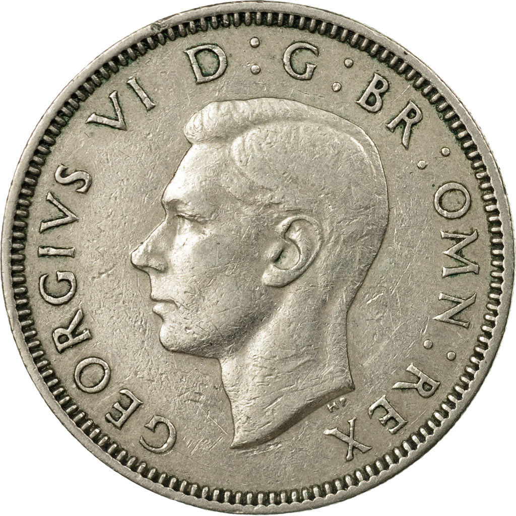 Coin, Great Britain, George VI, Shilling, 1951, EF(40-45), Copper-nickel, KM:877