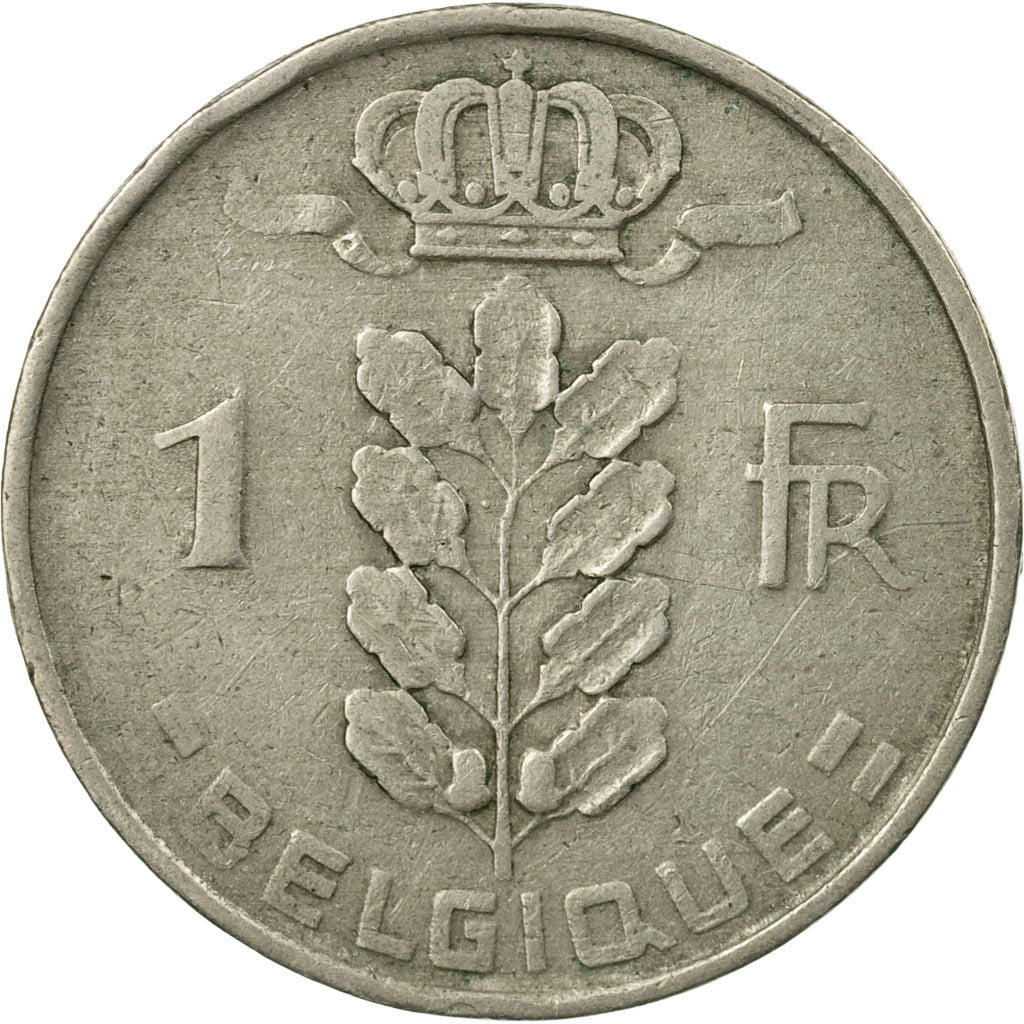 Moneta, Belgia, Franc, 1951, EF(40-45), Miedź-Nikiel, KM:142.1