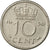 Moneda, Países Bajos, Juliana, 10 Cents, 1950, MBC, Níquel, KM:182