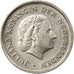 Coin, Netherlands, Juliana, 10 Cents, 1973, EF(40-45), Nickel, KM:182
