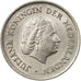 Coin, Netherlands, Juliana, 25 Cents, 1965, EF(40-45), Nickel, KM:183