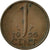 Moneda, Países Bajos, Juliana, Cent, 1956, MBC, Bronce, KM:180