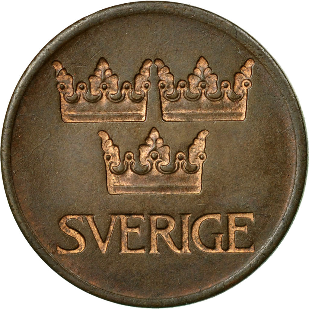 Coin, Sweden, Gustaf VI, 5 Öre, 1972, EF(40-45), Bronze, KM:845