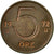 Coin, Sweden, Gustaf VI, 5 Öre, 1972, EF(40-45), Bronze, KM:845