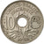 Coin, France, Lindauer, 10 Centimes, 1938, AU(55-58), Copper-nickel, KM:866a