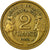 Moneda, Francia, Morlon, 2 Francs, 1933, MBC, Aluminio - bronce, KM:886
