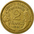 Coin, France, Morlon, 2 Francs, 1941, EF(40-45), Aluminum-Bronze, KM:886