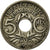 Münze, Frankreich, Lindauer, 5 Centimes, 1919, SS, Copper-nickel, KM:865