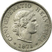 Moneda, Suiza, 5 Rappen, 1971, Bern, MBC, Cobre - níquel, KM:26