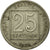 Moneta, Francia, Patey, 25 Centimes, 1903, Paris, BB, Nichel, KM:855