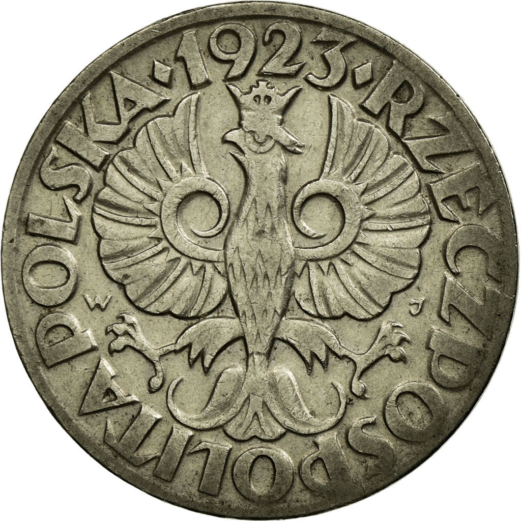 Munten, Polen, 50 Groszy, 1923, ZF, Nickel, KM:13