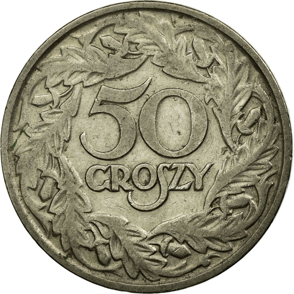 Munten, Polen, 50 Groszy, 1923, ZF, Nickel, KM:13