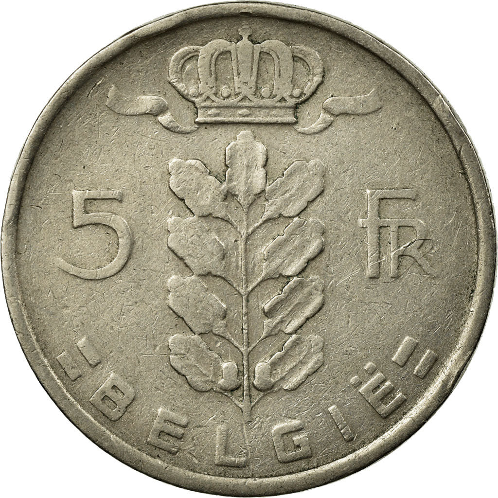 Moneda, Bélgica, 5 Francs, 5 Frank, 1950, MBC, Cobre - níquel, KM:135.1