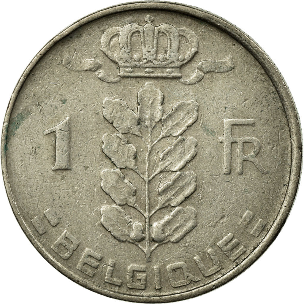 Coin, Belgium, Franc, 1955, EF(40-45), Copper-nickel, KM:142.1