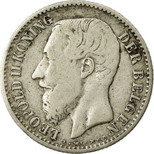 Moneta, Belgio, Leopold II, Franc, 1886, B+, Argento, KM:29.1