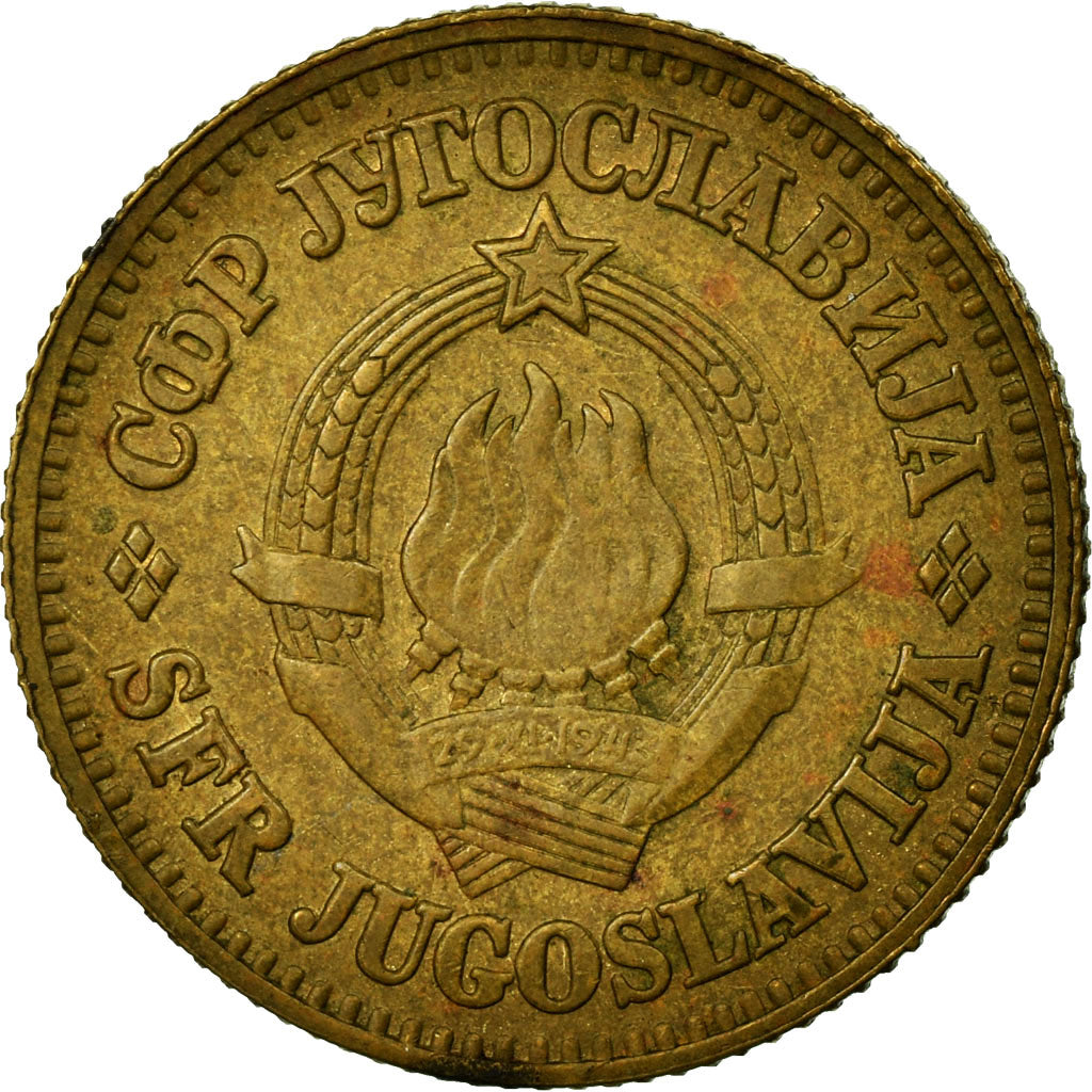 Moneta, Iugoslavia, 10 Para, 1974, MB+, Ottone, KM:44