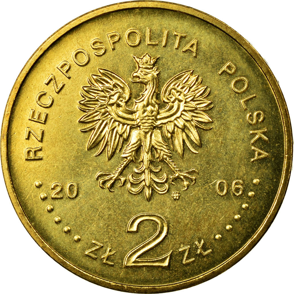 Monnaie, Pologne, 2 Zlote, 2006, Warsaw, TTB, Laiton, KM:576