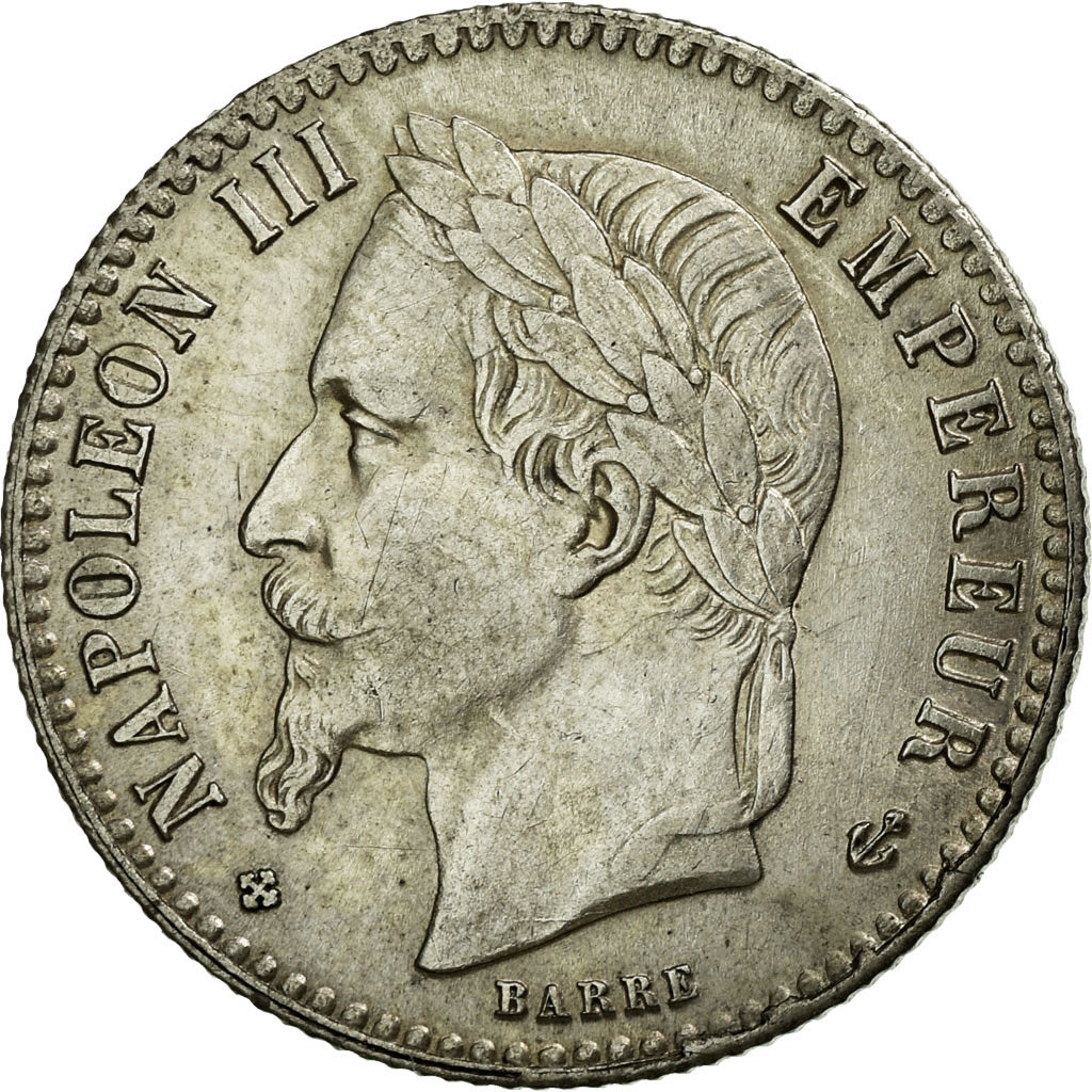 Coin, France, Napoleon III, Napoléon III, 50 Centimes, 1866, Strasbourg