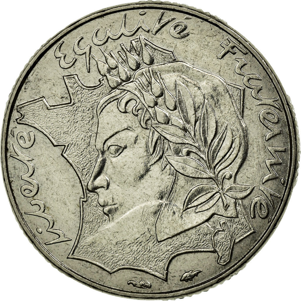 Coin, France, Jimenez, 10 Francs, 1986, EF(40-45), Nickel, KM:959, Gadoury:824