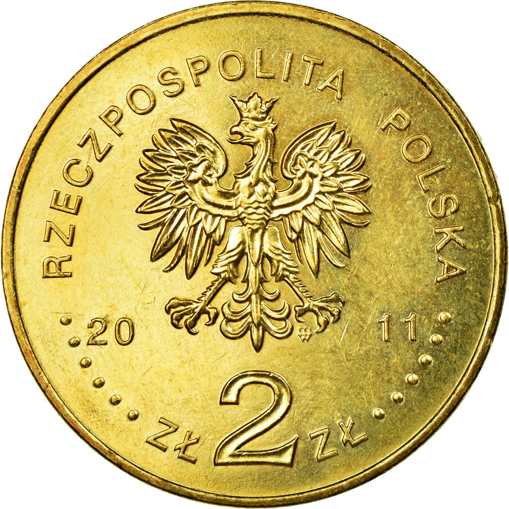Münze, Polen, Gdynia, 2 Zlote, 2011, Warsaw, SS, Messing, KM:783