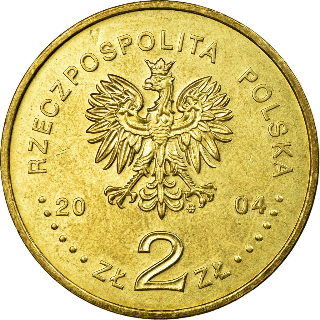 Monnaie, Pologne, Poland Joining the European Union, 2 Zlote, 2004, Warsaw, TTB