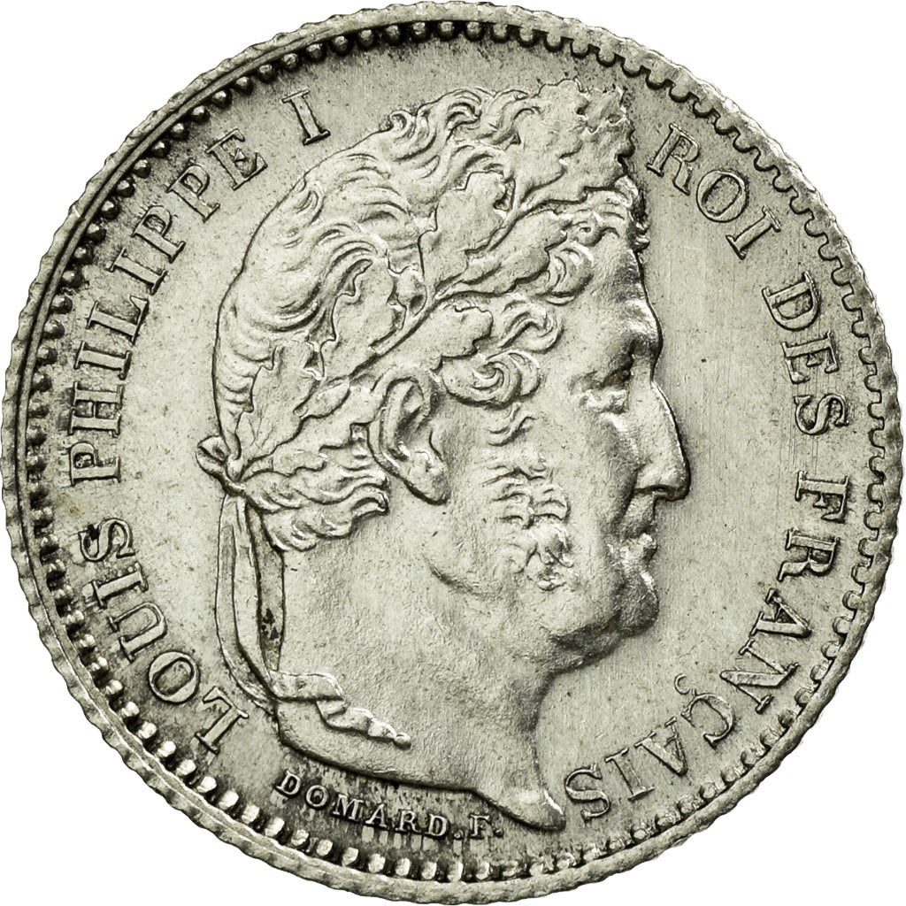 France, Louis Philippe I, 25 Centimes, 1846, Paris, Silver, MS(60-62)