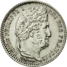 France, Louis Philippe I, 25 Centimes, 1846, Paris, Silver, MS(60-62)