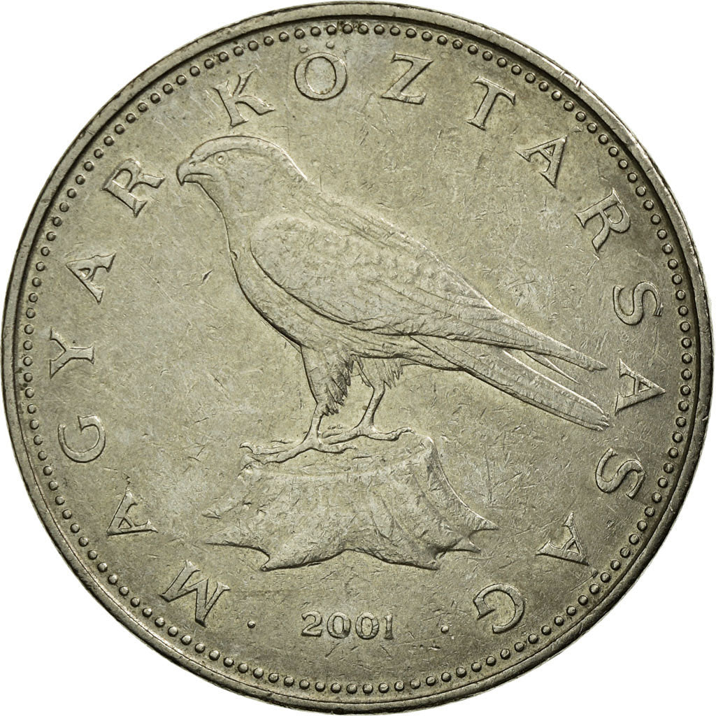 Münze, Ungarn, 50 Forint, 2001, Budapest, SS, Copper-nickel, KM:697