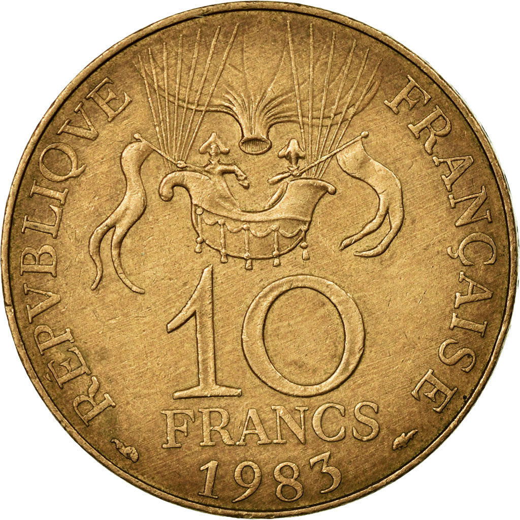 Münze, Frankreich, La conquête, 10 Francs, 1983, Paris, SS, Nickel-Bronze