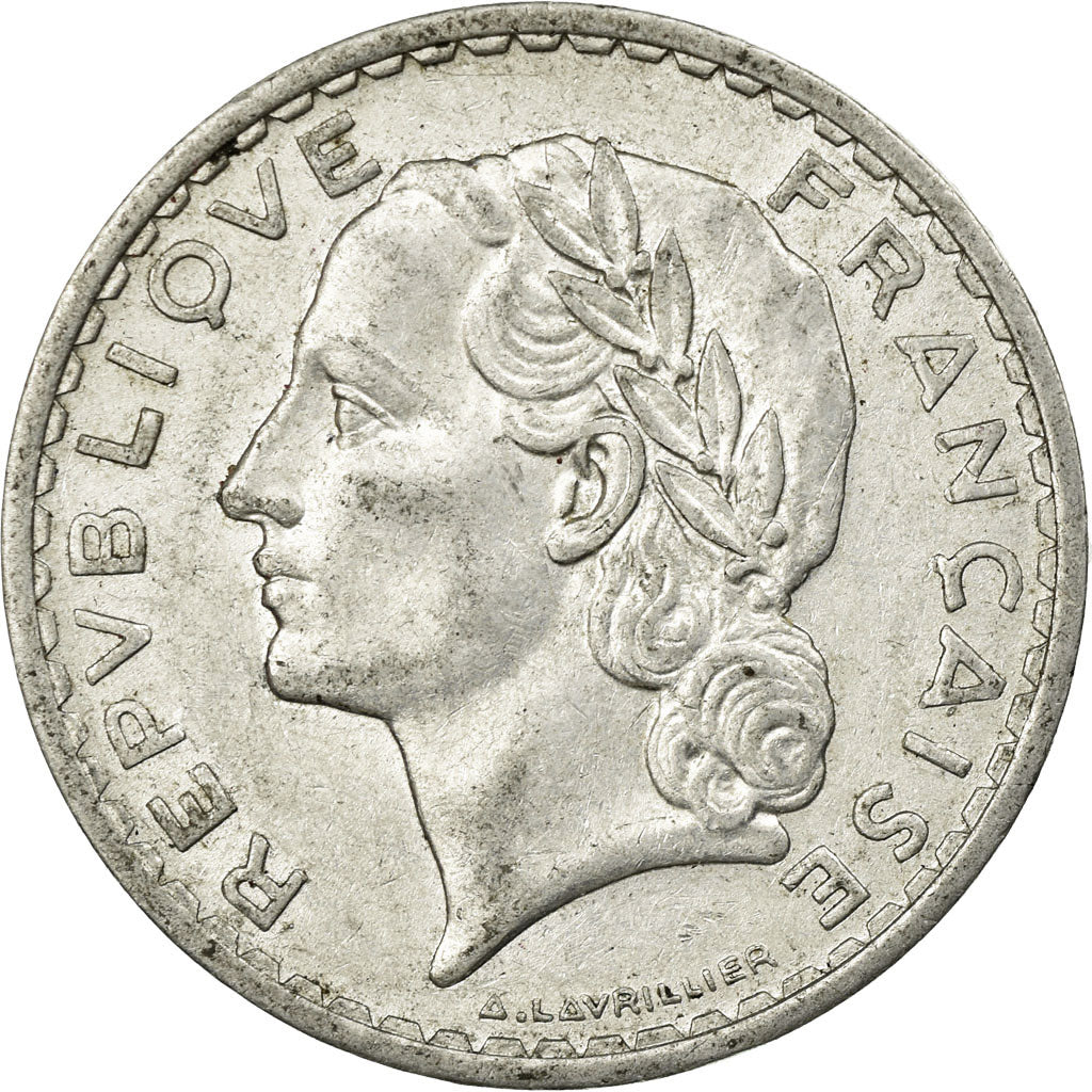 Coin, France, Lavrillier, 5 Francs, 1950, Paris, EF(40-45), Aluminum, KM:888b.1