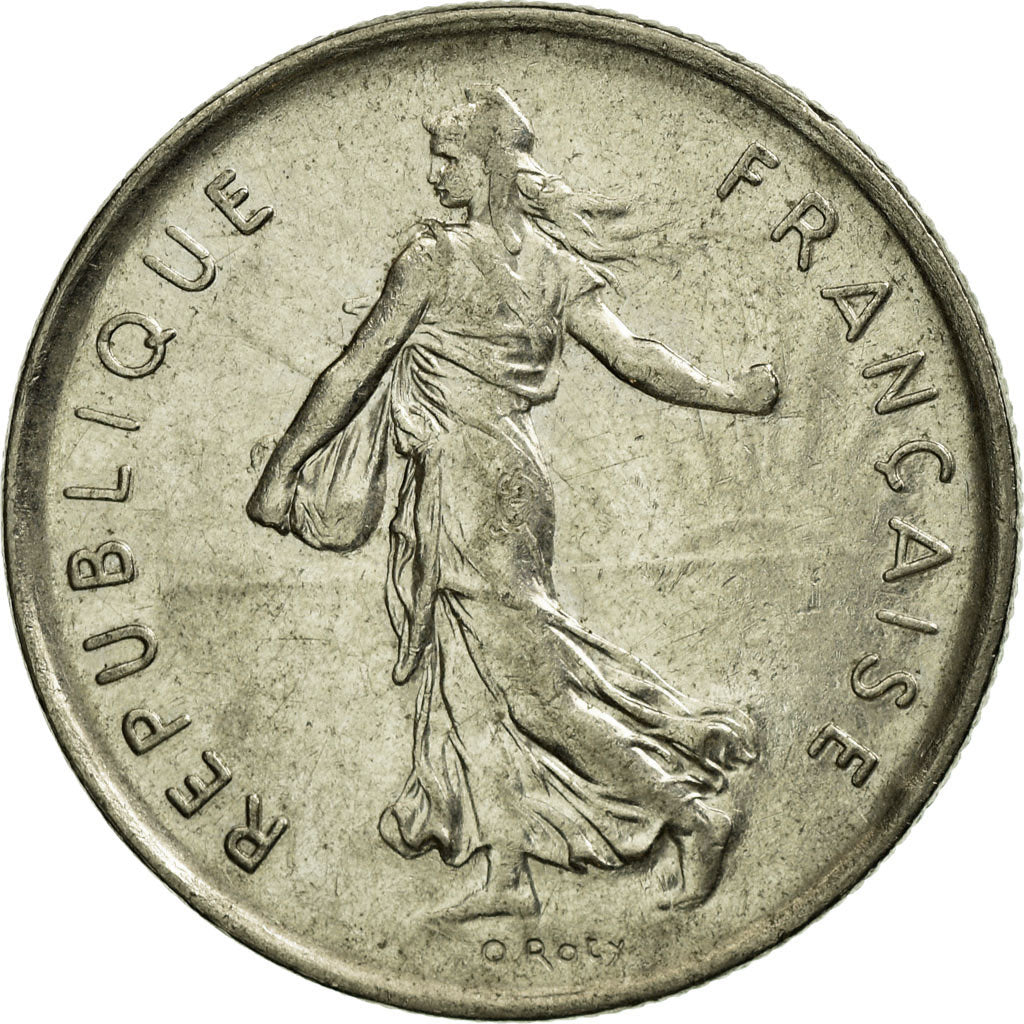 Coin, France, Semeuse, 5 Francs, 1972, Paris, EF(40-45), Nickel Clad